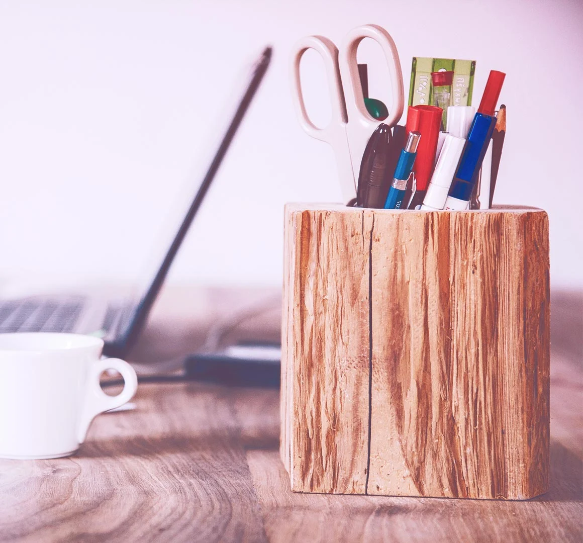 Wooden Stationary Holder Wooden Stationary Holder